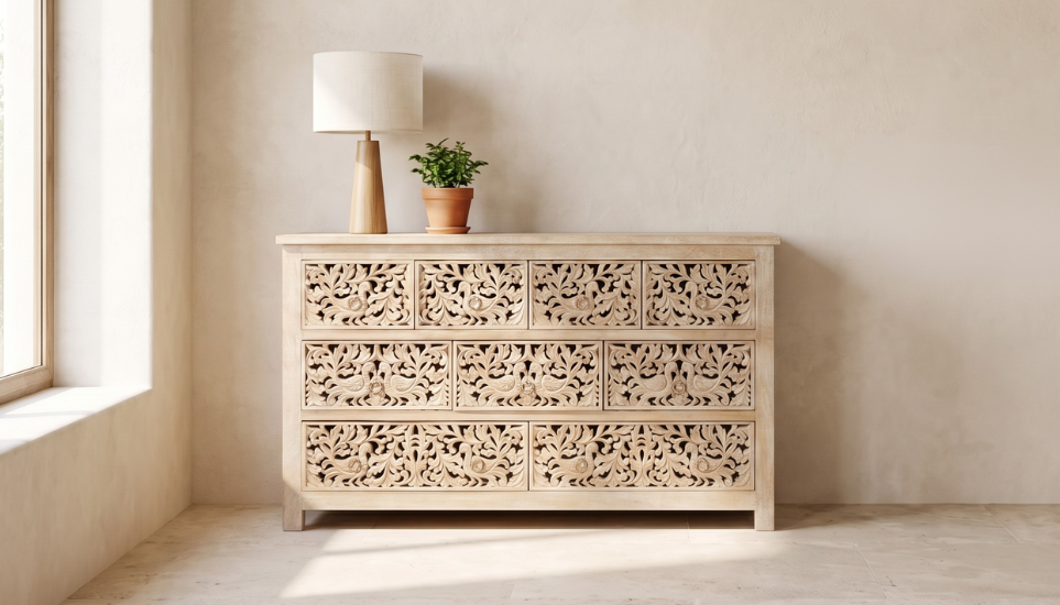 Mango wood dressers